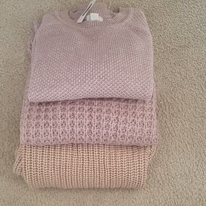 Set of 3 Sweaters ( Not Avail)